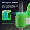 imageVIVOSUN 2Pack AeroWave E6 Grow Tent Fan 6 EC Motor Smart Wifi Control US Patented Auto Oscillating Clip fan Weatherproof IP54 Strong Airflow but Quiet for Hydroponic Ventilation CirculationGreen
