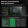 imageVIVOSUN 2Pack AeroWave E6 Grow Tent Fan 6 EC Motor Smart Wifi Control US Patented Auto Oscillating Clip fan Weatherproof IP54 Strong Airflow but Quiet for Hydroponic Ventilation CirculationGreen Fan with E42A