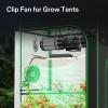 imageVIVOSUN 2Pack AeroWave E6 Grow Tent Fan 6 EC Motor Smart Wifi Control US Patented Auto Oscillating Clip fan Weatherproof IP54 Strong Airflow but Quiet for Hydroponic Ventilation CirculationGreen