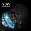 imageVIVOSUN AeroWave A6 6Inch Clipon Fan Patented Portable Indoor Fan with Clip 2Speed Adjustment Cord Strong Airflow but Low Noise and FullyAdjustable Tilt for Grow Tent Black 1PackBlack