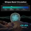 imageVIVOSUN AeroWave D4 4 Grow Tent Clip Fan with Detachable Hook 3Speed Strong ampamp Quiet Airflow Adjustable Airflow Angle for Hydroponics Circulation ampamp Cooling White 2PackWhite