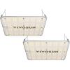 imageVIVOSUN 2Pack VS1000E LED Grow Light with Full Spectrum Diodes Sunlike Plant Light for Indoor Plants Seedling Veg and Bloom in 2x43x3 Grow Tents Greenhouses2x4 200W