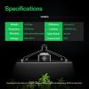 imageVIVOSUN VS3000 LED Grow Light with Full Spectrum Diodes ampamp Daisy Chain Driver Dimmable Lights Sunlike for Seedling Veg ampamp Bloom 300W Plant Grow Lamps for 3x34x4 Grow Tent27x27 150W