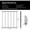 imageVIVOSUN VSFL3000 Bar LED Grow Light 300W 4 Bars Plant Grow Light Foldable ampamp Dimmable 3x3ft Coverage Full Spectrum with URFR Light for Indoor Plants5x5 645W