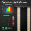 imageVIVOSUN VSFL3000 Bar LED Grow Light 300W 4 Bars Plant Grow Light Foldable ampamp Dimmable 3x3ft Coverage Full Spectrum with URFR Light for Indoor Plants4x4 430W