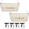 imageVIVOSUN 2Pack VS1000E LED Grow Light with Full Spectrum Diodes Sunlike Plant Light for Indoor Plants Seedling Veg and Bloom in 2x43x3 Grow Tents Greenhouses2x4 200W