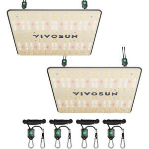 imageVIVOSUN 2Pack VS1000 LED Grow Light with Full Spectrum Diodes ampamp Sosen Driver Dimmable Lights Sunlike for Indoor Plants Seedling Veg and Bloom Plant Grow Lamps for 2x43x3 Grow Tent2x4 200W