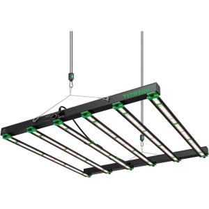 imageVIVOSUN VSFL3000 Bar LED Grow Light 300W 4 Bars Plant Grow Light Foldable ampamp Dimmable 3x3ft Coverage Full Spectrum with URFR Light for Indoor Plants5x5 650W