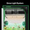 imageVIVOSUN GIY Smart Grow Tent System 3x3 WiFiIntegrated Grow Tent Kit with Automate Ventilation and Circulation Schedule Full Spectrum 200W LED Grow Light and GrowHub E42A Controller60x60x80