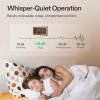 imageVIVOSUN Register Booster Fan Fits 4quot x 12quot Register Holes with 10 Speeds Smart Thermostat Control App Control and Adjustable Wind Direction HVAC Vent Fan Booster BrownBrown