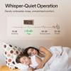 imageVIVOSUN Register Booster Fan Fits 4quot x 12quot Register Holes with 10 Speeds Smart Thermostat Control App Control and Adjustable Wind Direction HVAC Vent Fan Booster BrownBrown