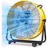 imageVIVOSUN 24 Inch Industrial Tilt Drum Fan Heavy Duty 8540 CFM High Velocity Air Circulation and Cooling for Warehouse Factory Garage Workshop Use 3 Speed ETL Certified