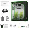 imageVIVOSUN 27 x 27 ft Growing Tent Kit Complete 32quot x 32quot x 63quot Grow Tent Complete System with VS1000 Led Grow Light 4 Inch 190CFM Inline Fan Carbon Filter and 8 ft Ducting Combo48x24x60