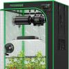 imageVIVOSUN GIY Plus Smart Grow Tent Kit 4x4ft 4Plant System WiFiIntegrated Automatic Grow System with 2000D Mylar Grow Tent FullSpectrum Programmable Grow Light Enhanced Ventilation ampamp CirculationPlus 32x32x63