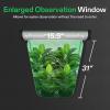 imageVIVOSUN P888 96quot96quot80quot PRO Grow Tent with Thick 1 inch Poles Strengthened High Reflective Mylar Oxford Fabric Extra Hanging Bars ampamp High CFM Kit for Hydroponics Indoor Plant for VS4000432x32x63