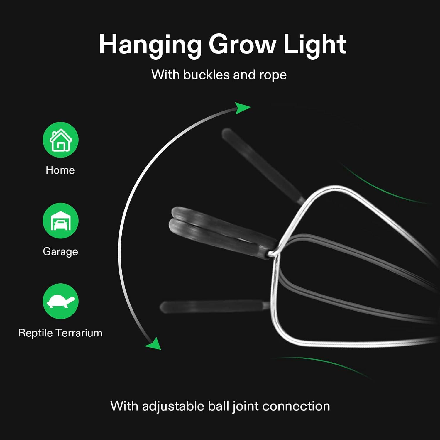 imageVIVOSUN Clamp Lamp Light with Detachable 85 Inch Aluminum Reflector up to 150 Watt E26 Socket No Bulb Included 6 Feet Cord UL Listed Pack of 285 Inch