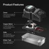 imageVIVOSUN Automatic Condensate Removal Pump with Transparent Base 115 Volts60Hz 80GPH 130 HP Safety Switch and Tubing for Air Conditioners Dehumidifiers Ice Machines and FurnacesTransparent Base