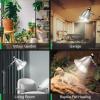 imageVIVOSUN Clamp Lamp Light with Detachable 85 Inch Aluminum Reflector up to 150 Watt E26 Socket No Bulb Included 6 Feet Cord UL Listed Pack of 255 Inch