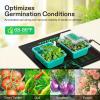 imageVIVOSUN Durable Waterproof Seedling Heat Mat 10quot x 2075quot UL ampamp METCertified Warm Hydroponic Heating Pad for Germination Indoor Gardening Greenhouse20x2075