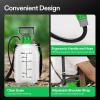 imageVIVOSUN Pump Sprayer 1 Gallon Portable Water Spray Bottle in Lawn and Garden Yard Weed Sprayer for Plants with 3 Nozzles Adjustable Shoulder Strap Pressure Relief Valve1 gal 4L
