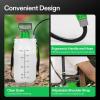 imageVIVOSUN Pump Sprayer 1 Gallon Portable Water Spray Bottle in Lawn and Garden Yard Weed Sprayer for Plants with 3 Nozzles Adjustable Shoulder Strap Pressure Relief Valve16 gal 6L