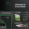 imageVIVOSUN S276 32quotx32quotx63quot Grow Tent High Reflective Mylar with Observation Window and Floor Tray for Hydroponics Indoor Plant for VS1500Black