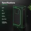 imageVIVOSUN S276 32quotx32quotx63quot Grow Tent High Reflective Mylar with Observation Window and Floor Tray for Hydroponics Indoor Plant for VS1500Black