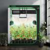 imageVIVOSUN S276 32quotx32quotx63quot Grow Tent High Reflective Mylar with Observation Window and Floor Tray for Hydroponics Indoor Plant for VS1500Black