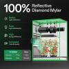 imageVIVOSUN S276 32quotx32quotx63quot Grow Tent High Reflective Mylar with Observation Window and Floor Tray for Hydroponics Indoor Plant for VS1500Black