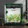 imageVIVOSUN S276 32quotx32quotx63quot Grow Tent High Reflective Mylar with Observation Window and Floor Tray for Hydroponics Indoor Plant for VS1500Black