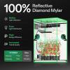 imageVIVOSUN S276 32quotx32quotx63quot Grow Tent High Reflective Mylar with Observation Window and Floor Tray for Hydroponics Indoor Plant for VS1500Black