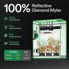 imageVIVOSUN S276 32quotx32quotx63quot Grow Tent High Reflective Mylar with Observation Window and Floor Tray for Hydroponics Indoor Plant for VS1500Black