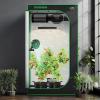 imageVIVOSUN S276 32quotx32quotx63quot Grow Tent High Reflective Mylar with Observation Window and Floor Tray for Hydroponics Indoor Plant for VS1500Black
