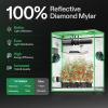 imageVIVOSUN S276 32quotx32quotx63quot Grow Tent High Reflective Mylar with Observation Window and Floor Tray for Hydroponics Indoor Plant for VS1500Black