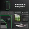imageVIVOSUN S276 32quotx32quotx63quot Grow Tent High Reflective Mylar with Observation Window and Floor Tray for Hydroponics Indoor Plant for VS1500Black