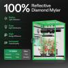 imageVIVOSUN S276 32quotx32quotx63quot Grow Tent High Reflective Mylar with Observation Window and Floor Tray for Hydroponics Indoor Plant for VS1500Black