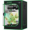 imageVIVOSUN S276 32quotx32quotx63quot Grow Tent High Reflective Mylar with Observation Window and Floor Tray for Hydroponics Indoor Plant for VS1500Black