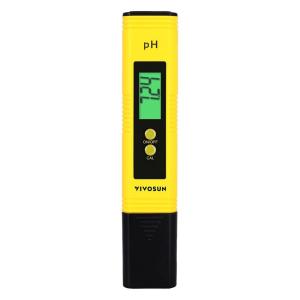 imageVIVOSUN Digital pH and TDS Meter Kits 001pH High Accuracy Pen Type pH Meter  2 Readout Accuracy 3in1 TDS EC Temperature Meter for Hydroponics Pool and Aquarium Yellow Blue UL CertifiedYellow