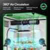 imageVIVOSUN AeroLight Wing AW200SE LED Grow Light 200W with Integrated Circulation Fan Compatible with App Used with Growhub Controller E42AE25 to Achieve More Functions for 2x43x3 Grow Tent2x4 200W