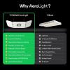 imageVIVOSUN AeroLight Wing AW200SE LED Grow Light 200W with Integrated Circulation Fan Compatible with App Used with Growhub Controller E42AE25 to Achieve More Functions for 2x43x3 Grow Tent2x4 200W