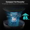 imageVIVOSUN AeroWave D4 4 Grow Tent Clip Fan with Magnetic Hook 3Speed Strong ampamp Quiet Airflow Adjustable Airflow Angle for Hydroponics Circulation ampamp Cooling Green 1PackBlack