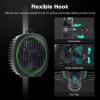 imageVIVOSUN AeroWave D4 4 Grow Tent Clip Fan with Magnetic Hook 3Speed Strong ampamp Quiet Airflow Adjustable Airflow Angle for Hydroponics Circulation ampamp Cooling Green 1PackBlack