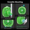 imageVIVOSUN AeroWave D4 4 Grow Tent Clip Fan with Magnetic Hook 3Speed Strong ampamp Quiet Airflow Adjustable Airflow Angle for Hydroponics Circulation ampamp Cooling Green 1PackVIVOSUN Green