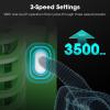 imageVIVOSUN AeroWave D4 4 Grow Tent Clip Fan with Magnetic Hook 3Speed Strong ampamp Quiet Airflow Adjustable Airflow Angle for Hydroponics Circulation ampamp Cooling Green 1PackVIVOSUN Green