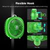 imageVIVOSUN AeroWave D4 4 Grow Tent Clip Fan with Magnetic Hook 3Speed Strong ampamp Quiet Airflow Adjustable Airflow Angle for Hydroponics Circulation ampamp Cooling Green 1PackVIVOSUN Green