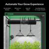 imageVIVOSUN Smart Air Filtration PRO G4 Kit 4quot AeroZesh G4 Inline Duct Fan wGrowHub E42A Temp Humidity WiFiController Carbon Filter ampamp Ducting Cooling ampamp Ventilation System for Grow Tent HydroponicsBlackgreen Blades