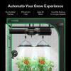 imageVIVOSUN Smart Air Filtration PRO G4 Kit 4quot AeroZesh G4 Inline Duct Fan wGrowHub E42A Temp Humidity WiFiController Carbon Filter ampamp Ducting Cooling ampamp Ventilation System for Grow Tent HydroponicsBlackgreen Blades