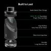 imageVIVOSUN Smart Air Filtration PRO G4 Kit 4quot AeroZesh G4 Inline Duct Fan wGrowHub E42A Temp Humidity WiFiController Carbon Filter ampamp Ducting Cooling ampamp Ventilation System for Grow Tent HydroponicsBlackgreen Blades