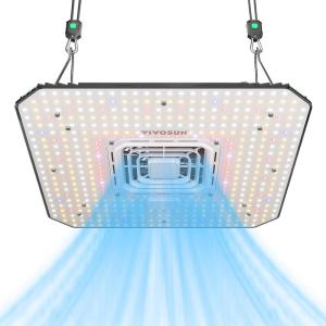 imageVIVOSUN AeroLight Wing AW200 Tunable Spectrum LED Grow Light 200W with Integrated Circulation Fan Compatible with App Used with Controller E42AE25 to Achieve More Functions 2x43x3Ft Coverage2x4 200W SE