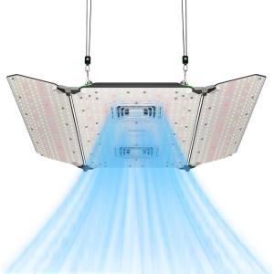 imageVIVOSUN AeroLight Wing AW200 Tunable Spectrum LED Grow Light 200W with Integrated Circulation Fan Compatible with App Used with Controller E42AE25 to Achieve More Functions 2x43x3Ft Coverage4x4 400W Pro